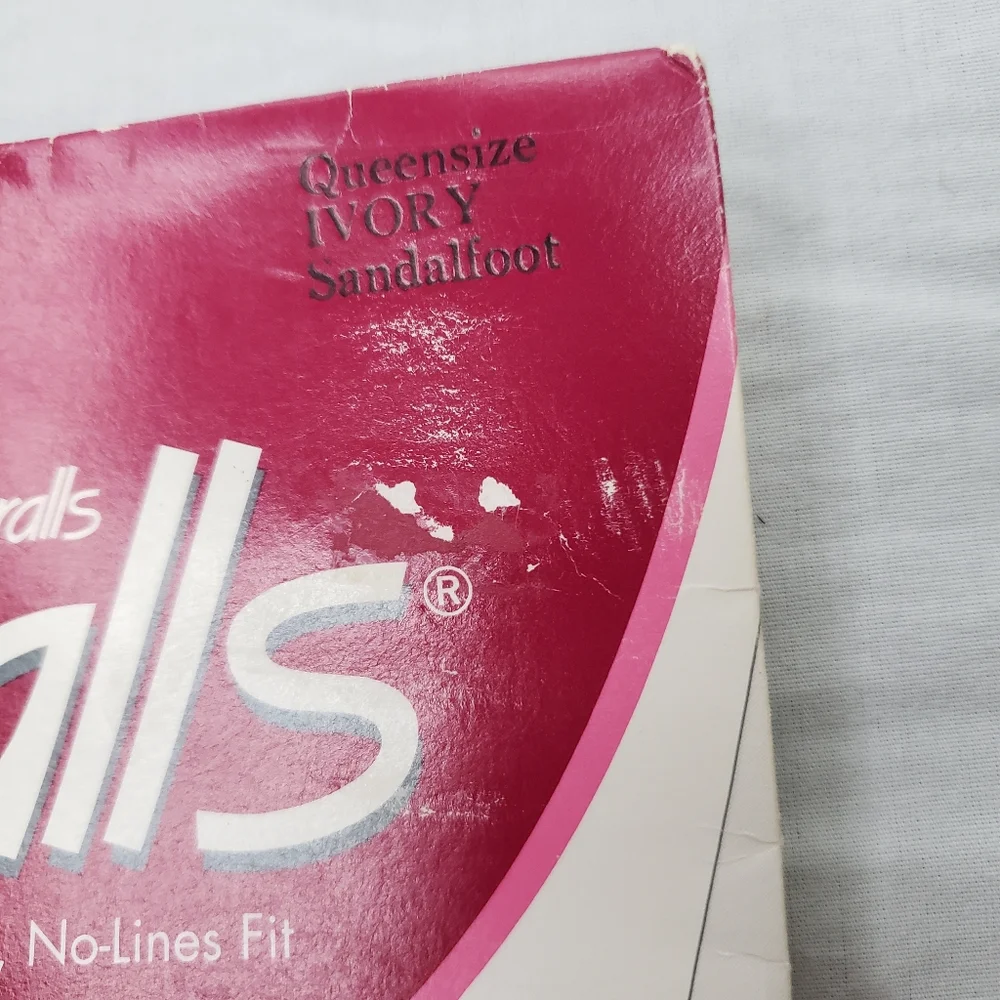Underalls Coloralls Ivory Pantyhose Size Queen